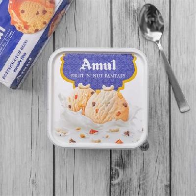 Mango Ice Cream Brick 750ML Packaging Box