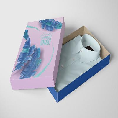 Multicolor Garment Packaging Box