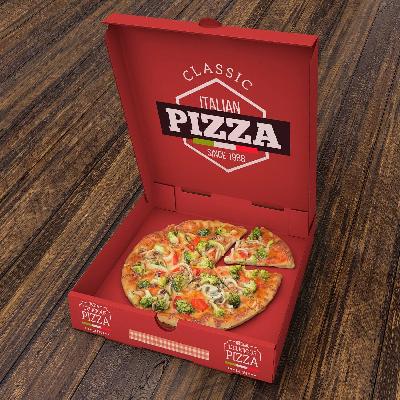 Printed Pizza Packaging Box