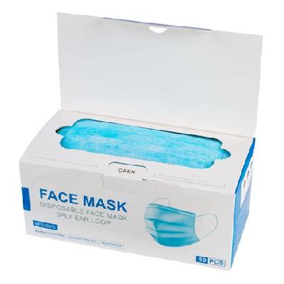Surgical Mask Packaging Mono Carton Box Customized