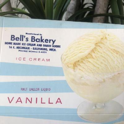 Vanilla Ice Cream Gallon 3Ltr. Packaging Box