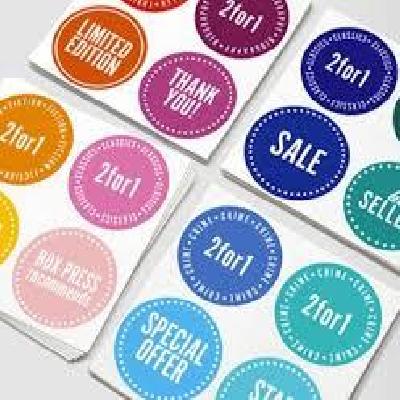 Pre Gummed Stickers