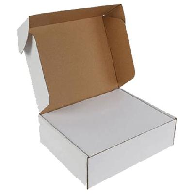 White Corrugated Box