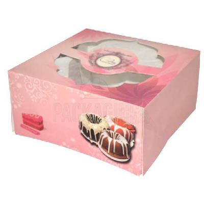 Printed Corrugated Cake Packing Box