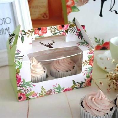 Printed Paper Cake Box