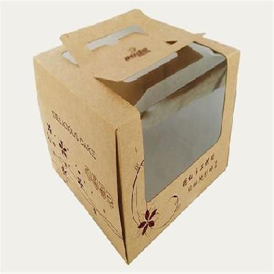 Printed Window Cake Box