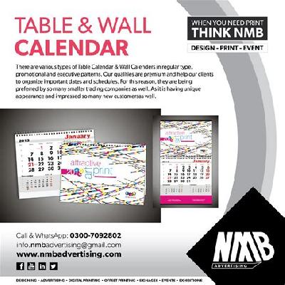 Wall Calendar Printing Services