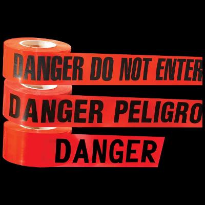 Caution Tape And Signboard