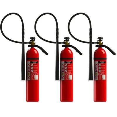 Kanex fire extinguisher with 3 year  warranty