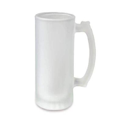 Glass Frosted Beer Mug