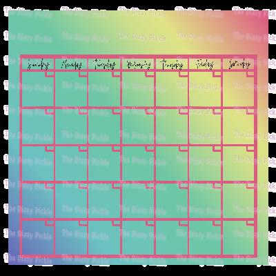 Sublimation Blank Calender