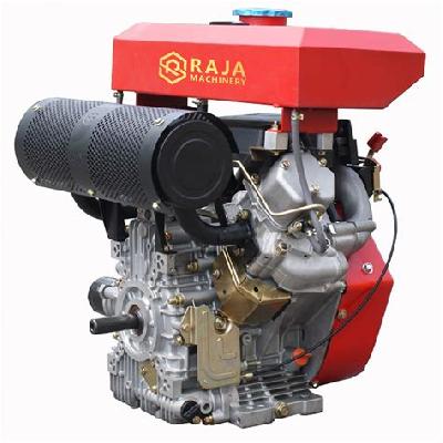 Air Cooled Double Cylinder Diesel Engine