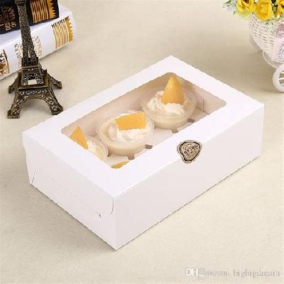 6 piece cupcake box