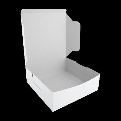 Plain White Cake Box
