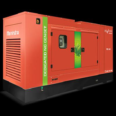 Mahindra Powerol 125 KVA gas and diesel Genset