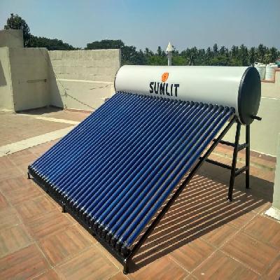 Evacuated Tube Solar Heater