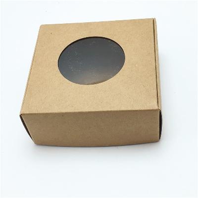 Brown Window Soap Packaging Box