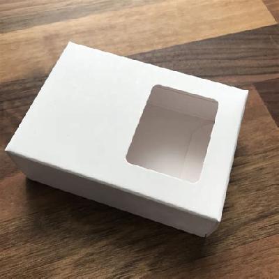 White Window Soap Packaging Box