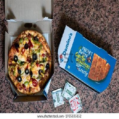 Domino''s Pizza Garlic Bread Packaging Box