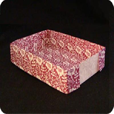Rectangle Folded Paper Tray