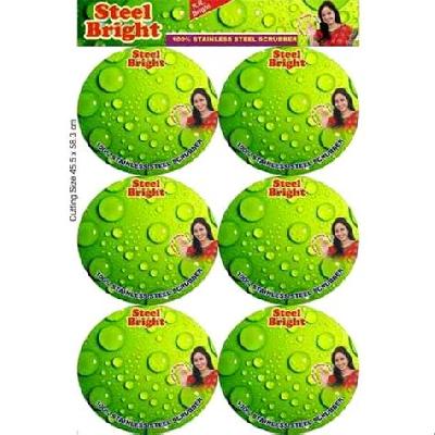 12x6 Inch SS Scrubber Blister  Packaging Card