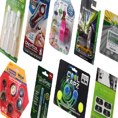 5mm Printed Scrubber Blister Packaging Card
