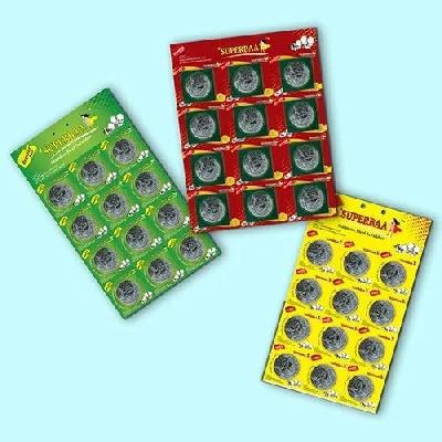 5mm Rectangular Scrubber Blister Packaging Card