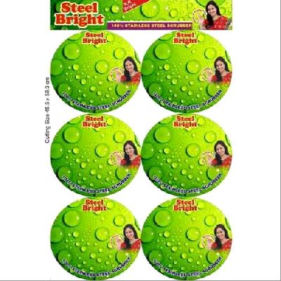 Printed Scrubber Blister Packaging Card