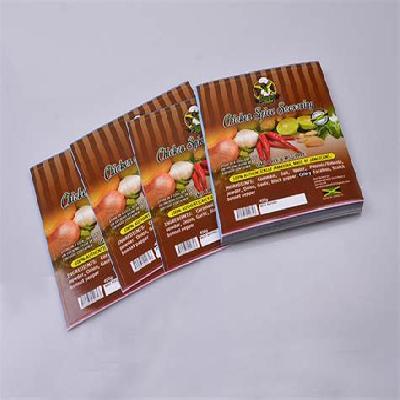 Printed Spices Packaging Sheet