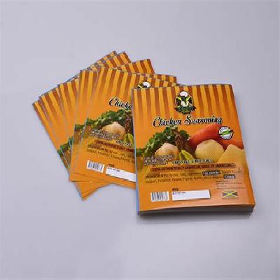 Rectangular Printed Spices Packaging Sheet