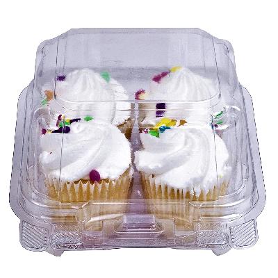 4 Pc Cup Cake Box