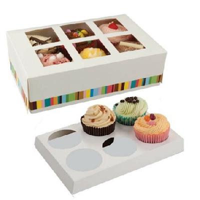 6 Pc Cup Cake Box