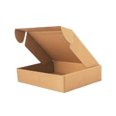 Plain Brown Corrugated Paper Box