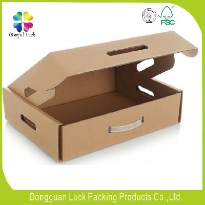 Plain Die Cut And Folding Corrugated Paper Box
