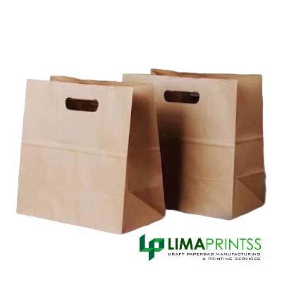 2 Kg Brown Kraft Paper Shopping Bag