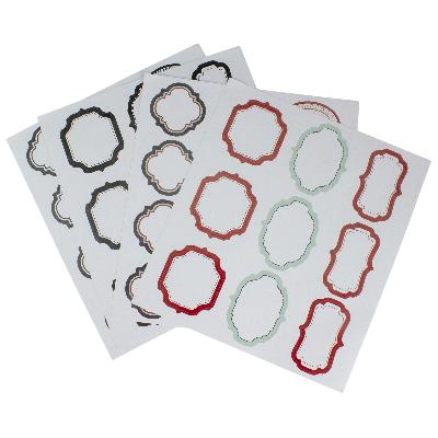 Multi Color Self Adhesive Labels