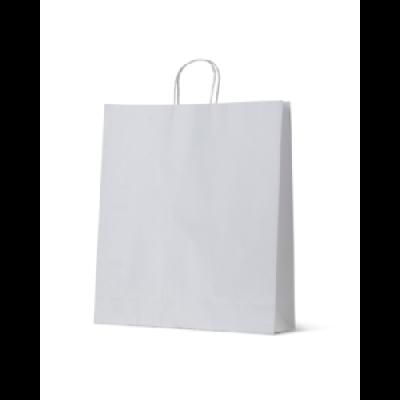 White Kraft Paper Carry Bag