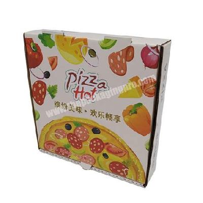 8x7x1.5 Inch Printed Pizza Corrugated Box