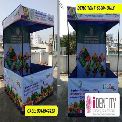 Printed Advertising Demo Tent