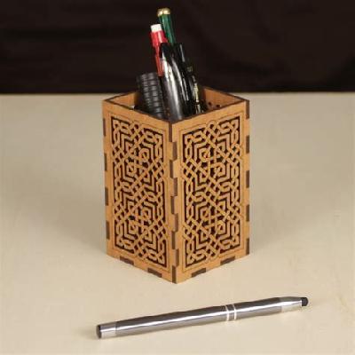 Laser Cut Pen Holder