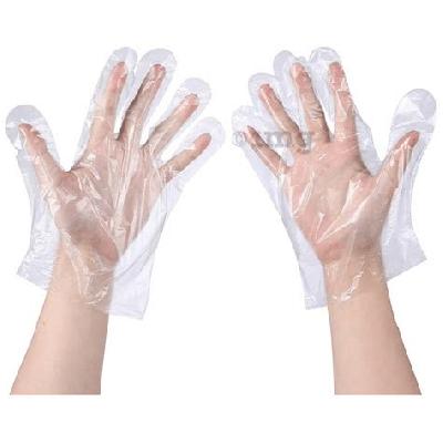 Disposable Plastic Transparent Gloves