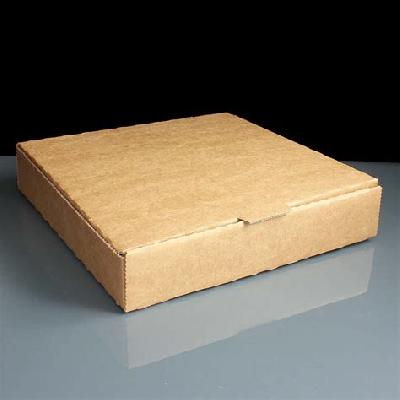 Brown Corrugated Pizza Box