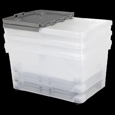 Aristo Transparent Storage With Wheel