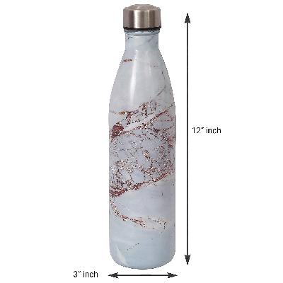 Glass Bottle With Steel Cap
