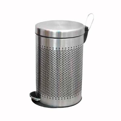 Stainless Steel Perforated Pedal Bin