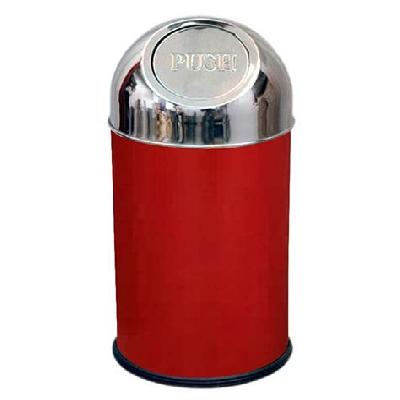 Stainless Steel Push Dustbin