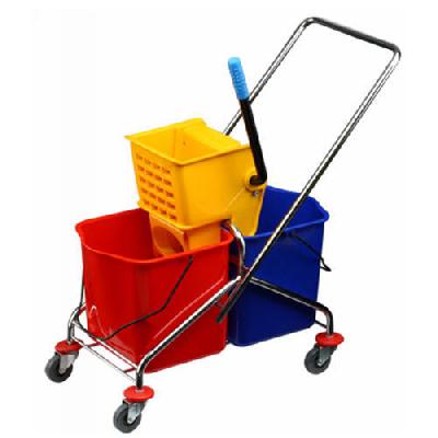 Wringer Trolley Double Bucket