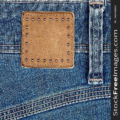 Leather Jeans Label