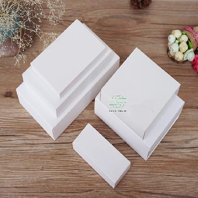 White Home Made Soap Packaging Box