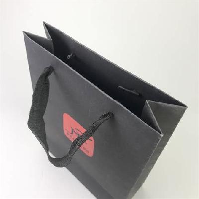 Black Printed Paper Carry Bags
